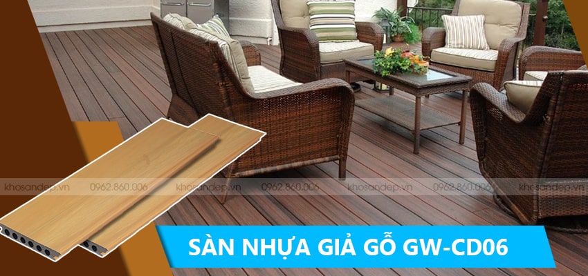 KOSAGO cung cấp sàn nhựa vân gỗ GW-CD06