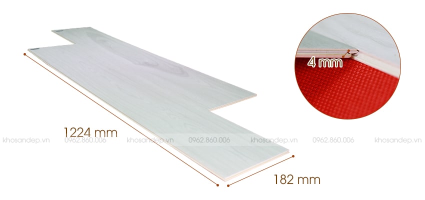 Thông số kỹ thuật của sàn nhựa giả gỗ BD2310 | KOSAGO