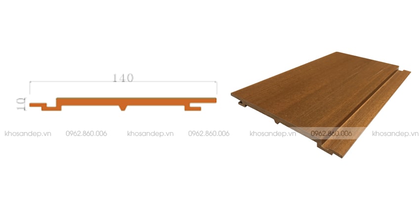 Thông số kỹ thuật gỗ ốp GW-PC140T10 | KOSAGO