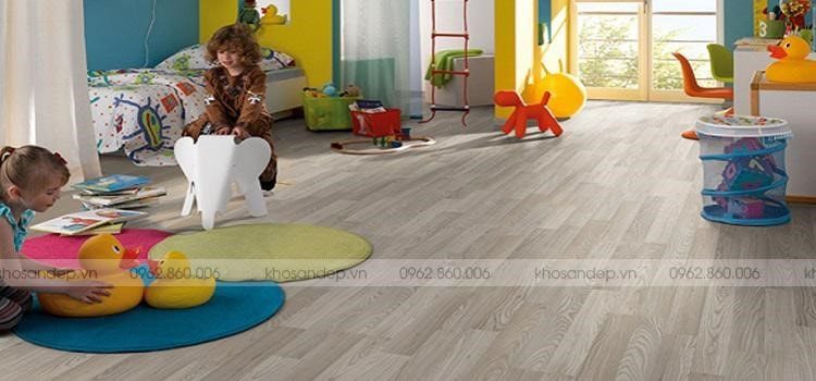 Trường mầm non lựa chọn lát sàn bằng sàn nhựa giả gỗ-2