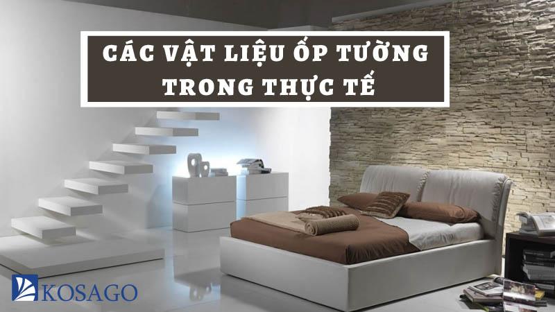 các mẫu vật liệu ốp tường trong thực tế